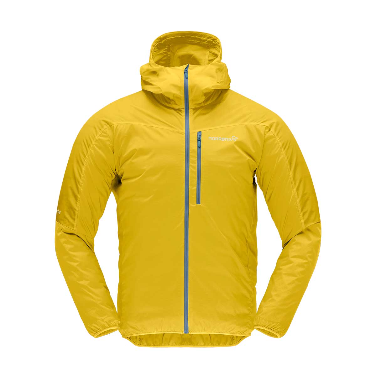 Norrona Falketind Aero 60 Hooded Jacket Men's in Calendula